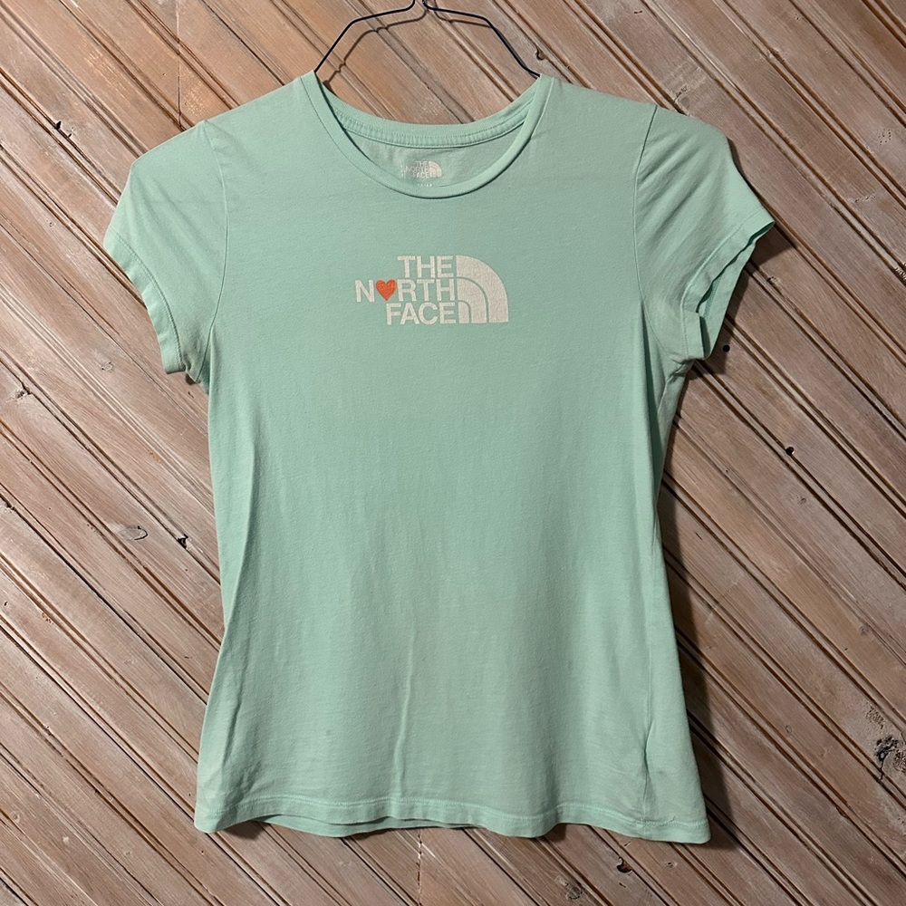 The North Face Women's Light Mint Green Short Sleeve Tee